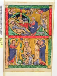 Geburt Christi, Verkündigung und Heimsuchung, 1200